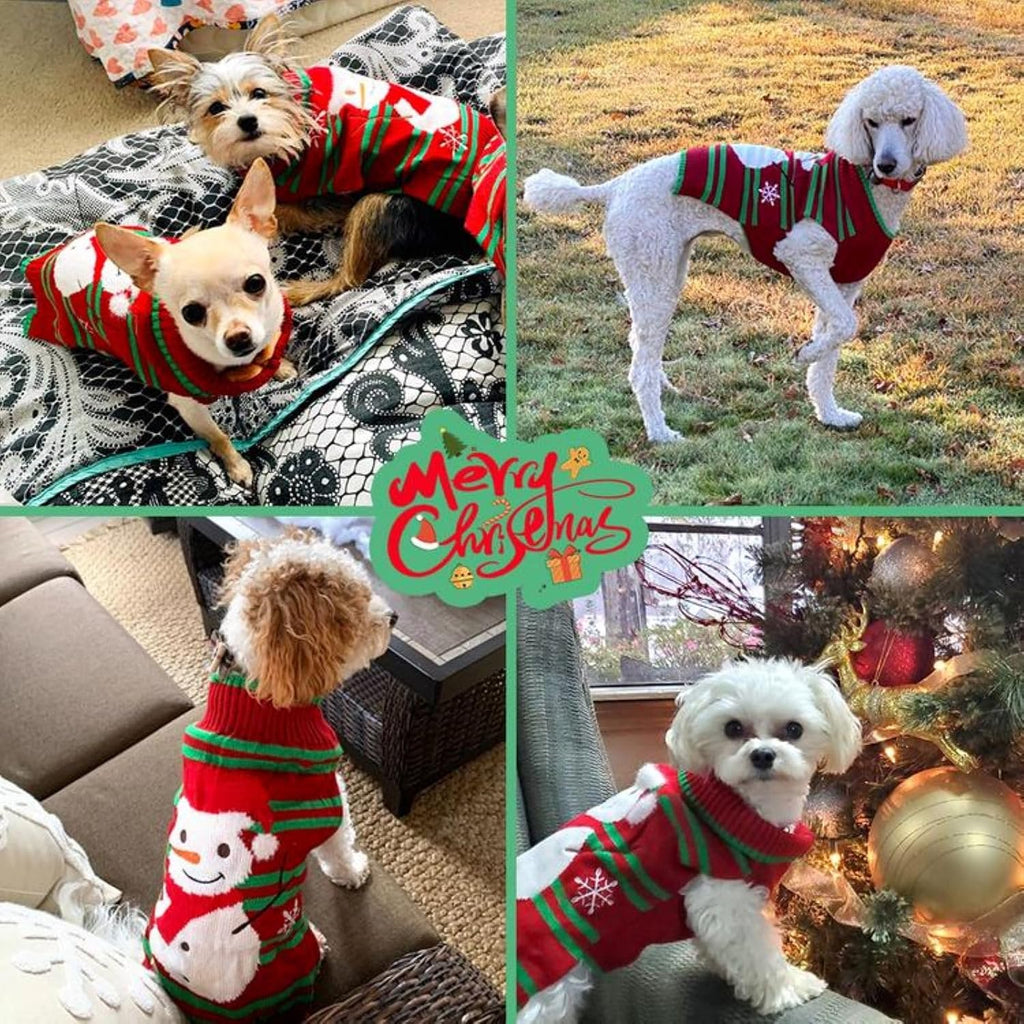 Ugly Christmas Snowman Sweater for Cat & Dog (Snowman1#, L)