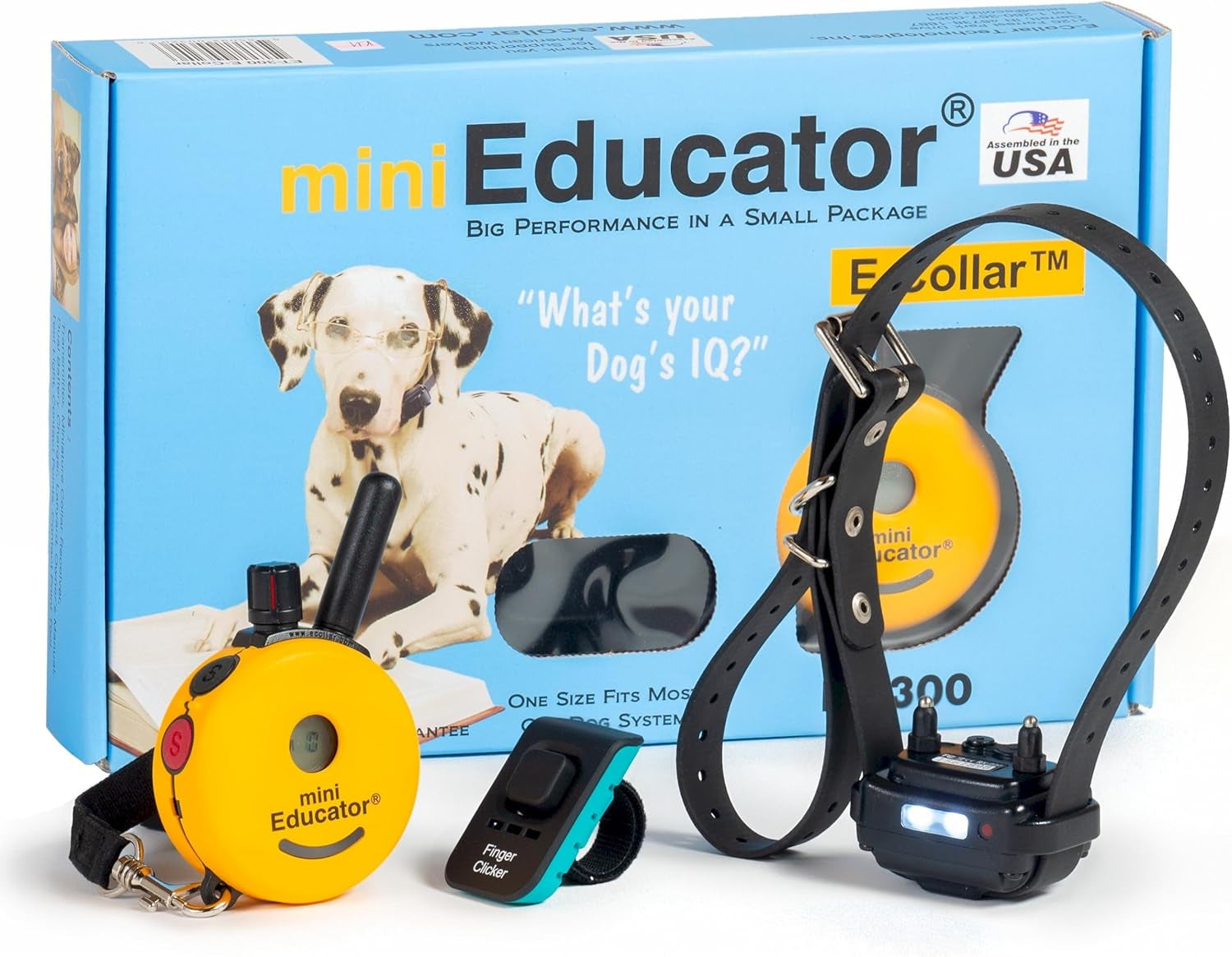 E-Collar ET-300 Mini  Dog Training Collar, Yellow, 1/2 Mile | 1/2 Mile Range | Dogs 10 Lbs+ | Waterproof | Rechargeable | 100 Levels | Tone, Vibration & LED Light