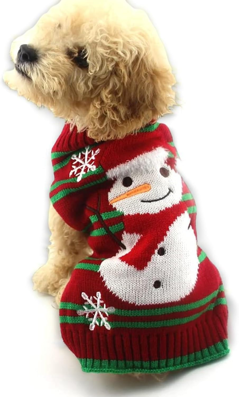 Ugly Christmas Snowman Sweater for Cat & Dog (Snowman1#, L)