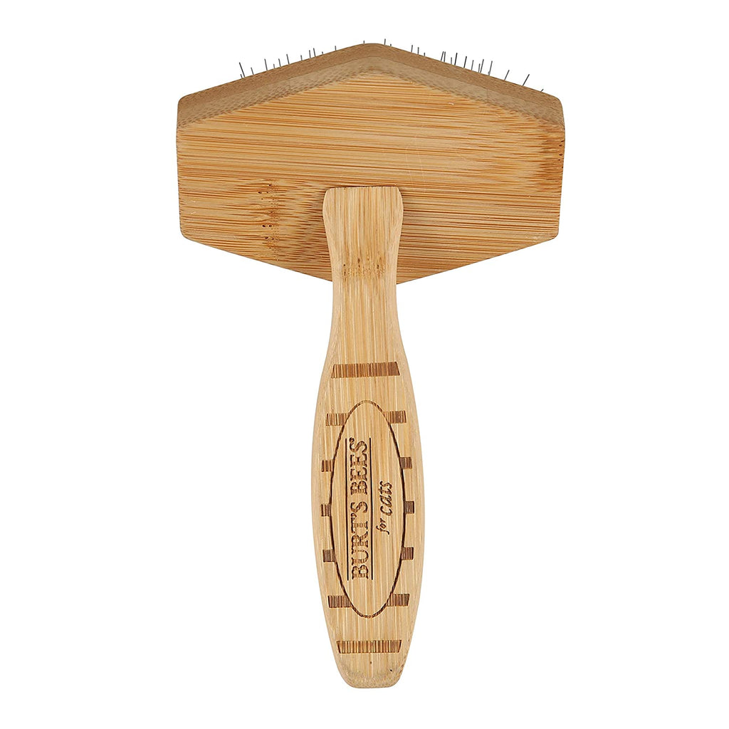 Slicker Brush | Removes Loose Cat Fur, Prevents Matting | Ideal for Daily Grooming, Smooth Coat | Removes Loose Fur, Prevents Matting, Ideal for Daily Grooming, Smooth Coat, Gentle Bristle Design Daily
