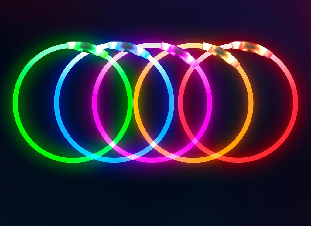Light up Dog Collar,  USB Rechargeable Led Flash Dog Necklace | Pet Safety Collar Makes Your Beloved Dogs Be Seen at Night for Small Medium Large Dogs( Blue)