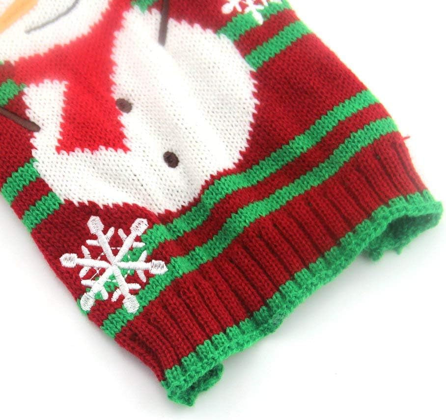 Ugly Christmas Snowman Sweater for Cat & Dog (Snowman1#, L)