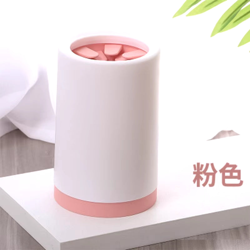 1Pcs Pet Foot Washer Cup Silicone Soft Foot Cup Cat Foot Cleaning Bucket Dog Paw Cleaner Cup Manual Quick Feet Wash Cleaner